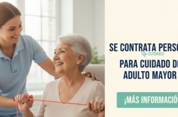 Se Contrata Personal para Cuidado de Adulto Mayor